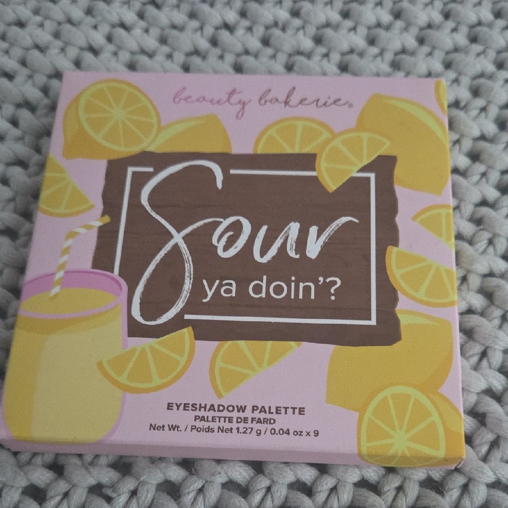 Beauty Bakerie Sour Ya Doin'? Lemon-Themed Eyeshadow Palette
